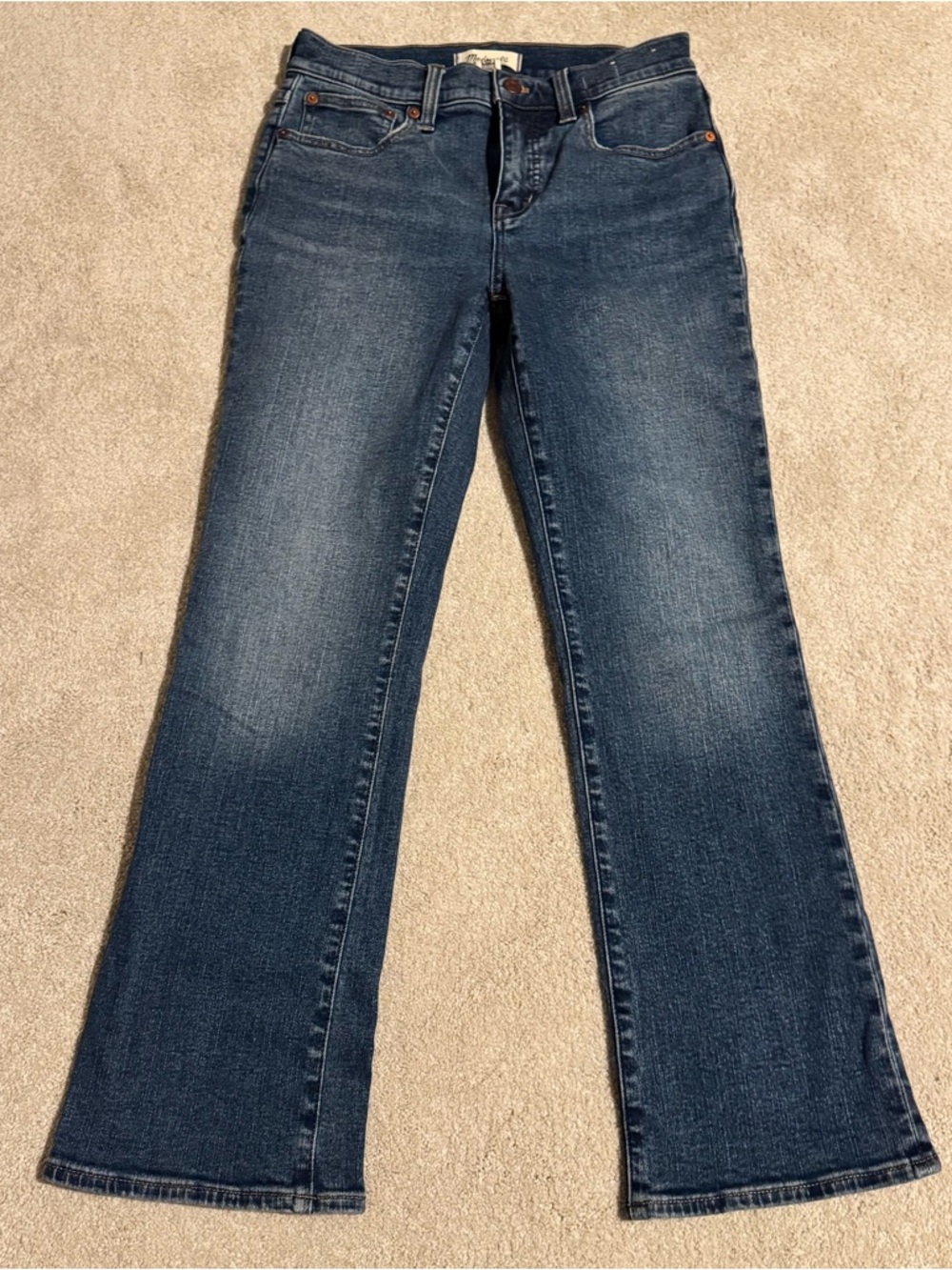 Madewell Mid-Rise Kick Out Jeans Size 25